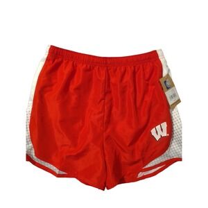 Rivalry Threads Wisconsin Badgers‎ Women Red Athletic Running Shorts Size M 8/10